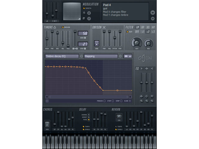 Well shimmer me timbres: Ogun is a new additive synth that pirates will love.